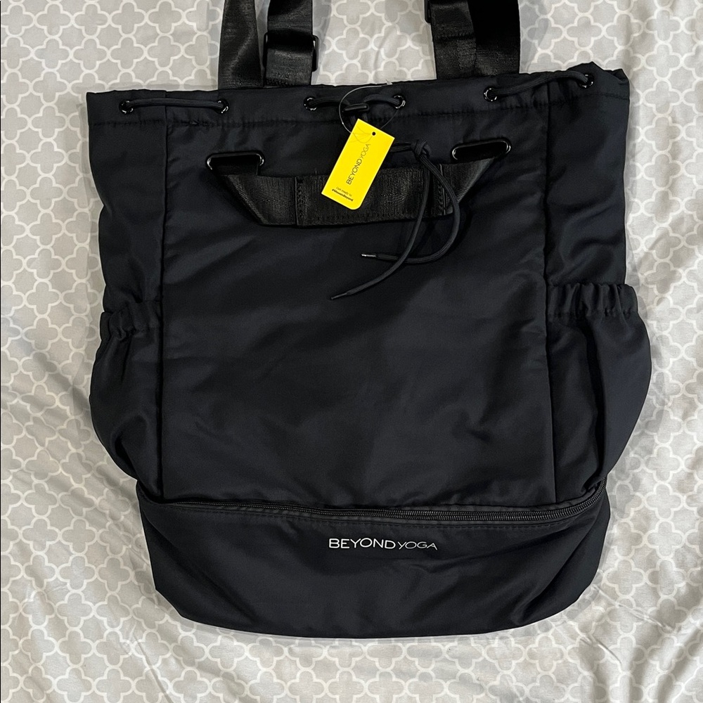 Beyond Yoga Black Duffel Bag